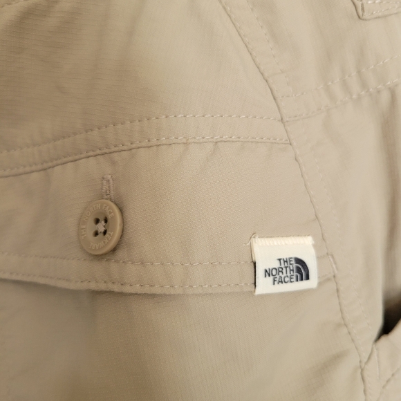 The North Face Women's Horizon Tempest Roll Up Pants in Tan Style #ARRD Size 2 - Picture 7 of 13